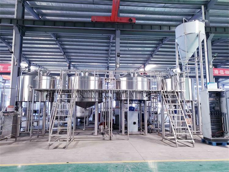 <b>3500lts Four Vessel Brewhouse For Korea</b>